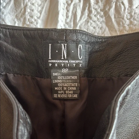 Black Leather Pants - Picture 3 of 7